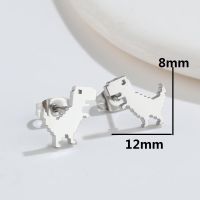 1 Pair Simple Style Animal Stainless Steel Plating Ear Studs main image 5