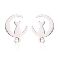 Simple Style Geometric Stainless Steel Earrings Plating No Inlaid Stainless Steel Earrings sku image 7