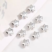 Hip-hop Star Alloy Star No Inlaid Hair Clip 1 Set sku image 1