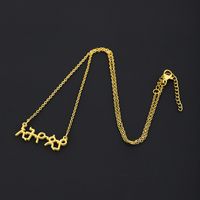 Fashion Geometric Stainless Steel Necklace Plating Stainless Steel Necklaces main image 2