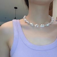 Sucré Géométrique Matériaux Mixtes Perle Collier sku image 2