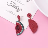 Fashion Fruit Alloy Paint No Inlaid Drop Earrings main image 3