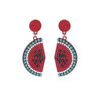 Fashion Fruit Alloy Paint No Inlaid Drop Earrings main image 2