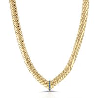201 Edelstahl Edelstahl 304 Vergoldet Einfacher Stil Überzug Geometrisch Zirkon Halskette sku image 1