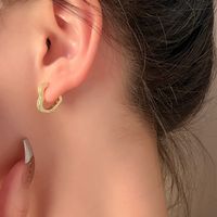 Fashion Heart Shape Copper Inlay Zircon Earrings main image 6