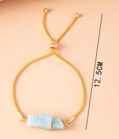 Wholesale Jewelry Retro Fashion Gem Stone Artificial Gemstones Bracelets sku image 1