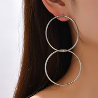 Simple Style Solid Color Alloy Earrings main image 1