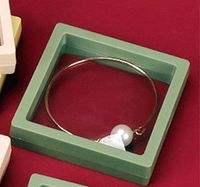 تخزين المجوهرات Pe اللون شفاف صندوق عرض عائم sku image 4