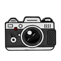 Fashion Creative Alloy Badge Cartoon Dripping Oil Videotape Brooch sku image 3
