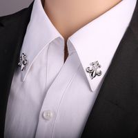 Fashion Anchor Alloy Plating Collar Pin main image 2