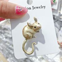 Fashion Animal Alloy Inlay Rhinestone Brooches 1 Piece sku image 1