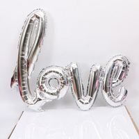 Wedding Decoration Proposal Confession Holiday Aluminum Film Solid Color One-piece Love Balloon main image 1