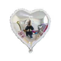 Wedding Supplies Aluminum Film Oversized Heart-shaped Solid Color Decorative Helium Balloon sku image 3