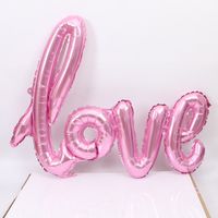 Wedding Decoration Proposal Confession Holiday Aluminum Film Solid Color One-piece Love Balloon main image 2