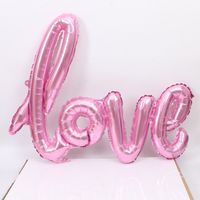 Propuesta De Decoración De Boda Confesión Vacaciones Película De Aluminio Color Sólido Globo Love De Una Pieza sku image 5