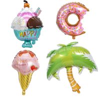 Sommer-eis-donut-kegel-party, Festliche Dekoration, Folienballons main image 1