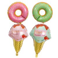 Summer Ice Cream Donut Cone Party Festive Decoration Foil Balloons main image 5