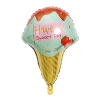 Summer Ice Cream Donut Cone Party Festive Decoration Foil Balloons sku image 1