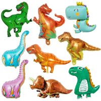 Dinosaur Party Theme Decoration Tyrannosaurus Velociraptor Giraffe Foil Balloon main image 4