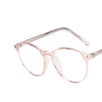 Women's Retro Solid Color Round Frame Glasses sku image 5