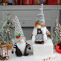 Creative Knitted Faceless Elderly Cute Plush Dwarf Doll Decorations main image 4