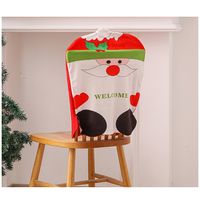 Cartoon Snowman Old Man Dining Table And Chair Backrest Cover Christmas Decoration Wholesale Nihaojewelry sku image 7
