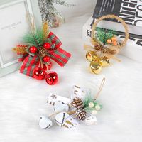 New Accessories Pendant Christmas Tree Ornaments Bow Bell Decoration main image 5