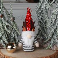 Cute Christmas Tree Decoration Luminous Elf Doll Pendant Window Hanger sku image 7