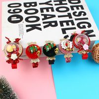 Accessoires De Cheveux De Clip De Sapin De Noël En Épingle À Cheveux De Bonbons Pour Enfants Mignons main image 4