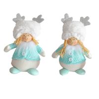 Fashion Cute Colorful Christmas Cloth Party Ornaments Doll main image 3