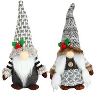 Creative Knitted Faceless Elderly Cute Plush Dwarf Doll Decorations main image 2