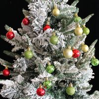 Fashion Light Colorful Electroplating Ball Christmas Tree Hanging Ornament main image 2