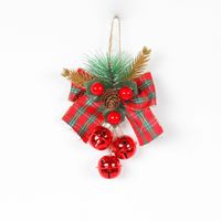 New Accessories Pendant Christmas Tree Ornaments Bow Bell Decoration main image 3