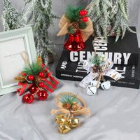New Accessories Pendant Christmas Tree Ornaments Bow Bell Decoration main image 2