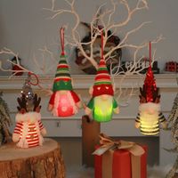Cute Christmas Tree Decoration Luminous Elf Doll Pendant Window Hanger main image 1