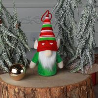 Cute Christmas Tree Decoration Luminous Elf Doll Pendant Window Hanger sku image 5