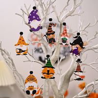 Halloween Rudolph Wood Pendant Home Scene Decorations main image 5