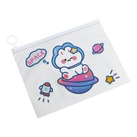 Cute Cartoon Astronaut Zipper Transparent Stationery Bag main image 5