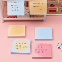 Gradient Color Sticky Notes Takeaway Note Sticker Multi Colors main image 2