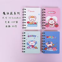 Cute Cartoon Portable Loose-leaf Small Size A7 Blank Paper Notebook sku image 3