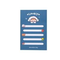 Cute Cartoon Blue Grid Portable Small Size Sticky Note main image 4