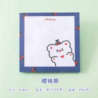 Cute Cartoon Blue Grid Portable Small Size Sticky Note sku image 9