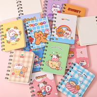 Cute Cartoon Portable Loose-leaf Small Size A7 Blank Paper Notebook main image 6