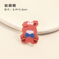 Cute Cartoon Style Animal Drink Shaped Arylic Painted Brooches sku image 5
