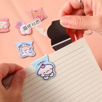 Cute Cartoon Beautifully Shaped Student Double-sided Paper Alloy Magnetic Bookmark main image 4