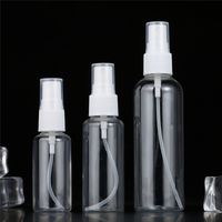 30ml 50ml 100ml Spray Bottle Transparent Plastic Portable Disinfection Water Cosmetic Bottle sku image 3