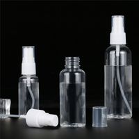 30ml 50ml 100ml Spray Bottle Transparent Plastic Portable Disinfection Water Cosmetic Bottle main image 4