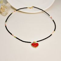 Einfacher Stil Herzform Perlen/perlen Hülse Halskette sku image 5