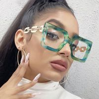 Women's Retro Geometric Square Glasses main image 1