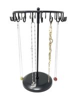 Wrought Iron Jewelry Display Stand Rotating Necklace Storage Rack Hanging Earrings Jewelry Stand  Wholesale sku image 4